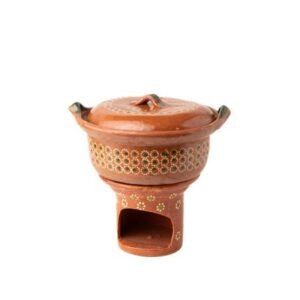 Anafre de barro con cazuela